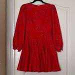 RHODE Torri Mini Dress in Autumn Fern Bramble Berry‎ Red Size XS Photo 3