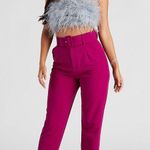 Windsor  Magenta Perfectly Polished Belted dress pants Photo 1