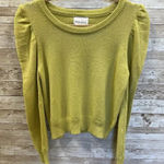 Pink Rose Womens S Sweater NWT Passion Lime Green Puff Long Sleeves Pullover Photo 0