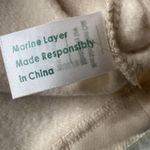 Marine layer  Organic Cotton Puff Sleeve Crop Top Cream Sustainable Sweatshirt Photo 6