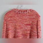 St. John Sport Orange Zip Up Fringe Cardigan Size XL Photo 5