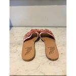 Ancient Greek Sandals Shoes Womens Size 38 Bow Slide Handmade Greece Flats Pink Photo 3