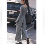 Free People Movement NEW! Free People FP Movement Hot Shot Wide Leg Onesie Summer Storm Gray Size XS Photo 3