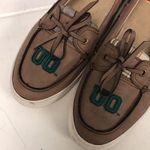 Oregon Ducks OU Women's Boat‎ Shoes Size 9 College Football Show Your Spirit Tan Photo 1