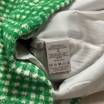 Bottega Veneta  Wool Linen Blend Green Plaid Pattern Skirt Sz 38 Woman Photo 2