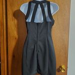 Crystal Doll NWOT black mesh back bodycon dress Photo 4