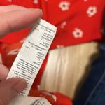 Gap Red floral shirt Photo 2