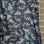 Floral sporty quarter zip pullover size small Blue Photo 1