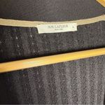 MM.LaFleur Black Cable Women's Cardigan Sweater Size Large Photo 4