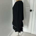Muche Muchette Black Rhinestone Trim Smocked Waist Dress Size undefined Photo 2