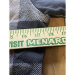 Cabela's Long Sleeve Button Flannel Shirt Jacket Women's Gray Check Size Small Photo 5