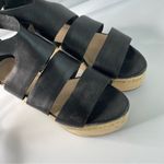Loeffler Randall  black leather Sasha‎ Platform sandals size 7 Photo 1