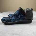 Alegria Algeria Women’s Leather Ankle Boots Blue Black Size 38 US 7.5 - 8 Photo 5