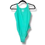 Adidas Originals NWT Prism Mint Trefoil Classic Logo One-Piece Sport Swimsuit Photo 1