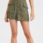 American Eagle Hi-Rise A-Line Utility Skirt Photo 0