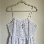 Vintage Floral Sleep Dress White Size L Photo 2