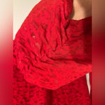 Motherhood Maternity Christmas Long sleeve Tee with side rouching medium Photo 9