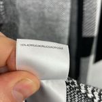 Black Label by Evan Picone Sweater Kimono size Medium Black and White White Photo 7