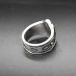 Medieval Garnet Signet Ring Silver Photo 4