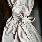 Everlane Japanese Goweave Light Pink Wrap Dress Photo 2