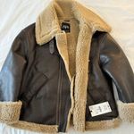 ZARA Leather Biker Jacket Photo 0