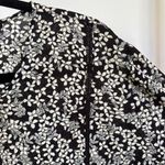 Who What Wear Career Floral Top Black Classic Summer Print Business Casual 2X Photo 4