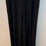 Lafayette 148 Dress Pants Black Silver‎ Stripe Wool Size 8 Petite Photo 0