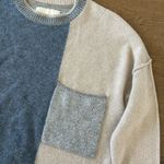 Brochu Walker  100% cashmere colorblock patchwork sweater soft pullover ila Photo 2