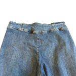 We The Free Free People  Curvy Wide Flare Leg Jeans Raw Hem High Waisted Size 33S Photo 8