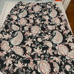 Sexy Asymmetrical Floral Paisley Print Ruffled Skirt w/ Side Zipper Pink Size L Photo 10