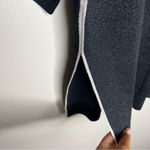 Baloot‎ Black Gold Metallic Shimmer Short Flare Sleeve Sweater Size M Photo 2