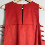 Tularosa Abbot Suede Mini Shift Dress Women's Small Clay Boho Festival Revolve Photo 12