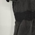 Disturbia Quartz Lyocell Blend Lace Detail Maxi Dress in Black size 12 NWT Photo 5