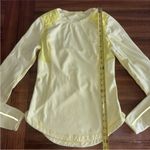 Lululemon -RUN: Ice Queen Long Sleeve Yellow Size 6 Photo 2