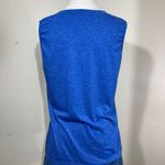 Good Vibes Graphic Tank Top Women’s Size Small Blue Rainbow Sleeveless Shirt Photo 2