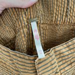 Free People  Women's Brown Corduroy Textured‎ Pleated Wide Leg Pants XS Photo 6