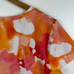 Chico's  Tie Dye Abstract Size 2 Large V-Neck Colorful Vibrant Stretch Comfy Photo 1