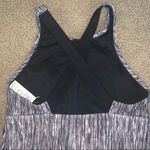 Nike  black and white workout athletic tank Top Photo 3