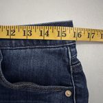 Wit and Wisdom Jeans Womens Straight Ankle Blue Raw Hem Mid Rise Stretch… Size 10 Photo 4