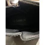 Saimilor Black Suede Platform Ankle Boots With Side Zipper & Ribbed Soles 11 Photo 6