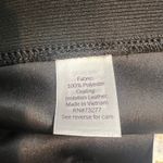 Nine West Women's M Black Faux Leather Pants Polyester Stretch Chic Minimalcore Photo 4