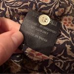 Isabel Marant Blue Cream & Pink Floral Print Long Sleeve Cutout Top Sz 38 (M) Photo 6