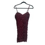Lulus New Enchantress Plum Purple Ruched Lace Bodycon Dress, New with Tags Photo 3