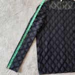 Maje Top Womens 1 Small Black Lamour Diamond Lace Boatneck Sheer Chic 3/4 Sleeve Photo 7