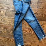 Levi's  High Rise Raw Hem Button Fly Wedgie Ankle Skinny Jeans Sz 30 C17 Photo 6