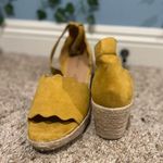 Madeline Girl Yellow Wedge Sandals Photo 3
