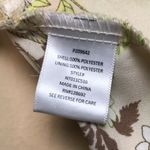 Madden NYC Women’s Floral Print Beige Crop Open Tie Back Long Sleeve Blouse Size undefined Photo 8