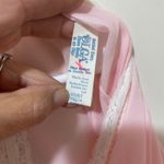 Vintage Olga Pink Nylon Lace Trim Long Nightgown Lingerie Size M NWT Deadstock Size M Photo 3