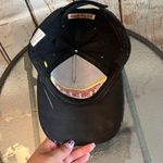 Flat Top Baseball Cap Snapback Black Hat Embroidered Photo 6