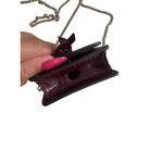 Kate Spade Burgundy Air Pod Pro Case Micro Crossbody Bag Photo 6